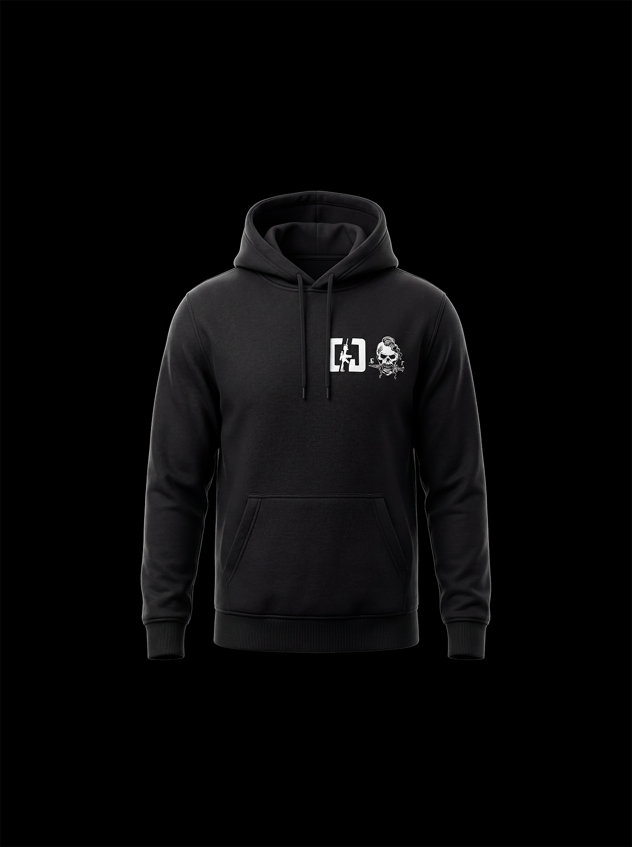 Худі Hard Gard x CGT Black Утеплене