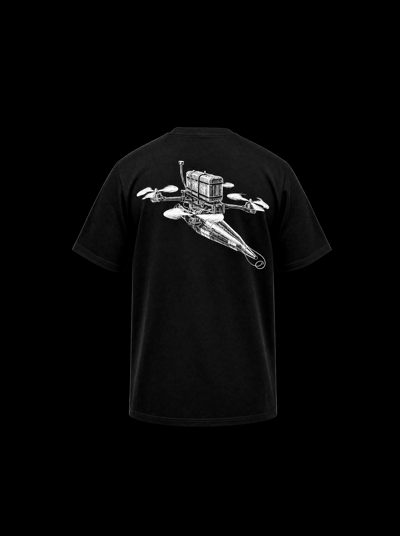 T-shirt CGT Drone Oversize Black