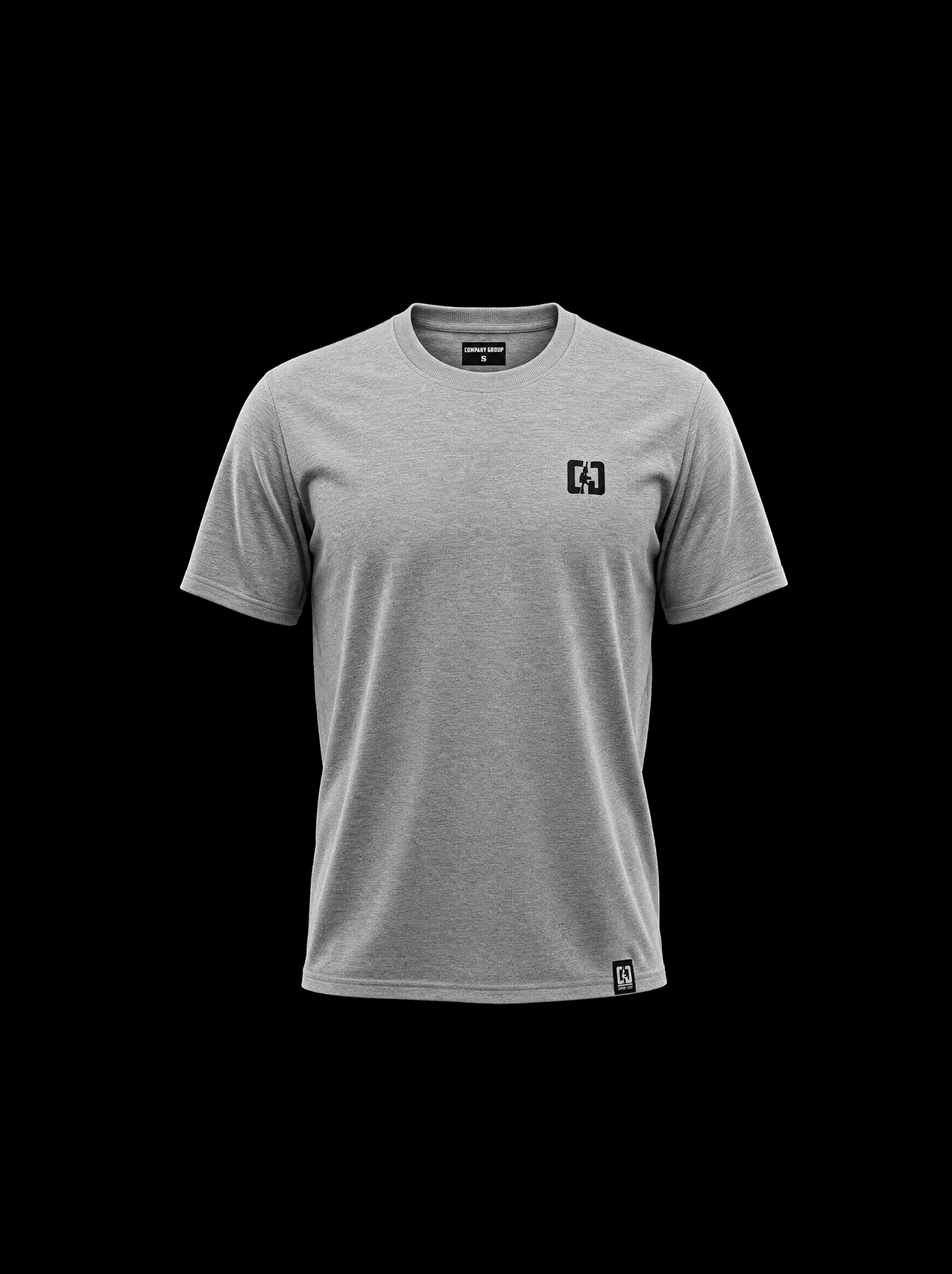 Футболка CGT Grey Melange Mini Logo