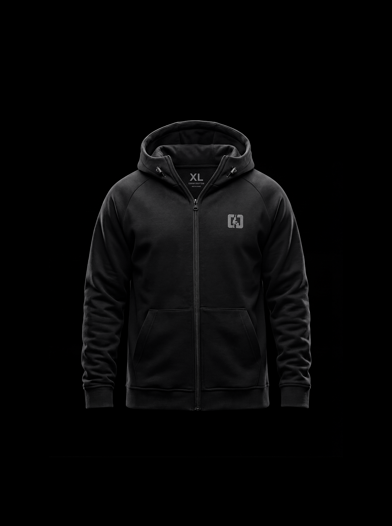 Zip Hoodie CGT Black
